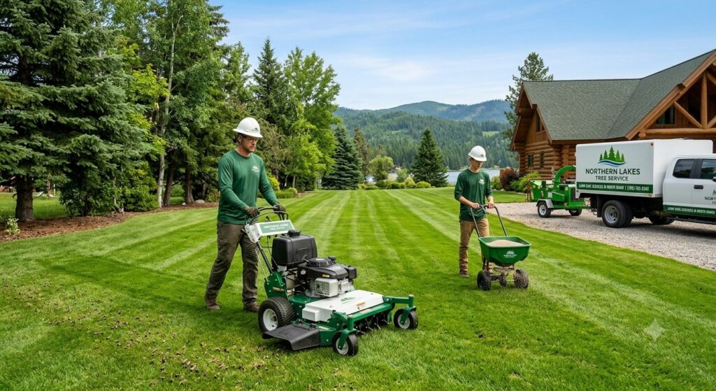 Professional lawn care services in North Idaho